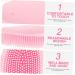 FRCOLOR 4pcs Silicone Baby Shampoo Brushes | Toddler Body Cleaning Brush Set for Exfoliating & Hair Cleaning | Baby Bath Tools - Buy Online on GoSupps.com
