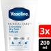 Vaseline Clinical Care Body Lotion healing moisturizing cream Extremely Dry Skin Rescue with moisturizing glycerin for 100% improvement of skin moisture 200 ml Pack of 3 - Buy Online on GoSupps.com