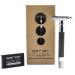 Parker Safety Razor 56R - Heavyweight Eco-Friendly Double Edge Razor with 5 Premium Platinum Blades - Graphite Finish - Buy Online on GoSupps.com