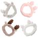 Beaupretty 4Pcs Reindeer Hairband Makeup Headband Christmas Hair Accessories for Girls Women