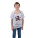 MandMcares Kid's Chemo T-Shirt with Chest Port Access | Dialysis Clothing with Chest Zippers for Catheter Easy Access Gray X-Small