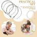 XunYee 18-Piece Metal Wavy Headband for Men + 50 Black Lock-In Place Hair Pins | Non-Slip Hair Accessories for Men, Women, Boys, and Girls - Buy Online on GoSupps.com