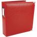 Classic Leather Album 8.5x11 D-Ring - Red Real Red - Buy Online on GoSupps.com