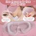 3D Deep Contoured Sleep Mask for Women Men - Block Out Light, No Pressure Eye Covers - Adjustable Strap for Sleeping, Yoga, Travel - Pink - Buy Online on GoSupps.com