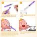 2pcs Baby Nasal Irrigation Set with Silicone Tips - Purple | Nasal Wash Aspirator for Infant Nasal Hygiene - Buy Online on GoSupps.com