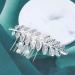 Dervivea Boho Leaves Hair Comb Pearl Bridal Wedding Hair Comb Silver Leaf Headpiece Comb Metal Leaf Branch Hair Combs Headpiece Decorative Hair Accessories for Women and Girls Headdress (Silver) - Buy Online on GoSupps.com