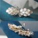 Rhinestone Cat-eye Barrette Beige Hair Clip | Elegant Shiny Hair Slide Decoration - Buy Online on GoSupps.com
