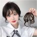 Bangs Hair Clip Curly Straight Hair Bangs Clip Natural Style Black Dark Brown Light Brown Synthetic Heat-Resistant Fiber Suitable for Women Bangs Clip in Hair(Color:1B/30HL) - Buy Online on GoSupps.com
