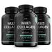 Collagen Complex Capsules - 5 Type Food Sourced Collagen - Hydrolysed Grass Fed Bovine Wild Caught Marine & Free-Range Chicken Made with Hyaluronic Acid & BioPerine 120 Count (3 pack) 120 count (Pack of 3)