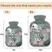 Naanle Rose Skull Halloween Hot Water Bottle - 1L Transparent Hand/Foot Warmer for Pain Relief & Heat Therapy - Buy Online on GoSupps.com