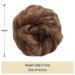 Sofeiyan Hair Tendrils & Updos | Wavy Messy Chignon Extensions for Women | Light Chestnut Brown - 40g - Buy Online on GoSupps.com