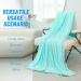 Summer Cooling Blanket for Hot Sleepers - Lightweight Breathable Twin Size Blanket with Double Sided Cold Effect - Water Green Checkered - 60x90 - Buy Online on GoSupps.com