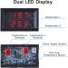 FBBULES Dual Display LED Digital Thermometer with Waterproof Probes Ideal for Aquarium Fish Pool and Fridge - Accurate Temperature Sensor DC4-28V - Red - Buy Online on GoSupps.com