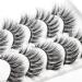 Buy Icycheer Mixed 3D Artificial Eyelashes | Full Strip Natural Long Thick Cross Wispy & Fluffy Doll Eyelashes for Cosplay | 60 Pairs Makeup - Buy Online on GoSupps.com