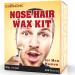 120g Wax Nose Wax Kit  Nose Hair Wax  Nose Wax with 40 Applicators and 20 Wipes  Quick and Painless Nose Hair Waxing Kit for Men and Women  Nose Hair Remover Wax Kits Used 20 25 Times Usage