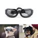 PETLESO Pet Goggles Dog Sunglasses Windproof Anti-UV Protection Goggle Adjustable Flexible Strapfor Small Breed or Small Dog Clear