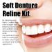 2025 Full Denture Set Silicone Reline Denture Set Denture Reline Kit Premium Denture Natural-Looking Teeth Soft & Comfortable - Buy Online on GoSupps.com