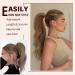 Shop Dcbaboo 45cm Wavy Ponytail Extension Sandy Blonde & Bleaching Blonde Clip-In Braid | Synthetic Curly Hair Extensions (150g) - Buy Online on GoSupps.com