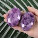 Buy XIANNVXI 2.4 Large Amethyst Worry Stones - Natural Polished Palm Gemstones for Healing & Reiki Energy - Buy Online on GoSupps.com