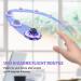 GESUNDHOME Hand Operated Flying Spinner Mini Drone with LED Lights - Blue | Fun UFO Toy for Kids and Adults - Indoor/Outdoor Use - Buy Online on GoSupps.com
