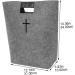 Felt Bible Tote Bible Bag Large Bible Cover Christian Carrying Case Bible Organizer Bag Bible/1 (Color : As Shown Size : 34x31cm) 34x31cm As Shown - Buy Online on GoSupps.com