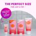 Lume Whole Body Deodorant - Mini Travel Size Invisible Cream Tube - Trial Size -72 Hour Odor Control - Doctor Developed - Aluminum Free Baking Soda Free - .5oz (Pack of 2) (Peony Rose) - Buy Online on GoSupps.com