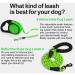 Taglory 5m Dog Leash for Medium & Large Dogs - Durable Roller Linen Anti-Slip Handle Safe Brake System - Ideal for Dogs Up to 45kg - Green - Buy Online on GoSupps.com