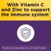 Nature Made Elderberry 400 mg Extract with Vitamin C and Zinc - Immune Support Supplement - 60 Capsules - Buy Online on GoSupps.com