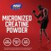 NOW Sports Micronized Creatine Powder 500g - Mass Building & Energy Production - 1.1lb - Buy Online on GoSupps.com