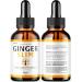 Ginger Slim Drops GingerSlim Droppers Supplement Official Premium Formula Ginger Slim All Natural Liquid Support Advanced Maximum Strength Formula Healthy Wellness Drops Reviews Made in USA (2 oz) - Buy Online on GoSupps.com