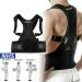 Walgreen Magnetic Back Support Belt - Large Black Neoprene Lumbar Posture Corrector for Men and Women - Buy Online on GoSupps.com