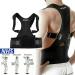 walgreen Xample Magnetic Back Support Belt Brace Lumbar Posture Corrector Pain Shoulder Neoprene Back Brace Posture Corrector Spinal Support for Women and Men (Small)