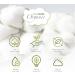 Simply Gentle Organic Cotton Pads Dual sided - Sealed Edges - Low Lint - 100% Organic Cotton Wool 100 Count (Pack of 6) - Buy Online on GoSupps.com