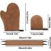 Dacitiery Self Tanning Mitt Set 3 in 1 Tan Mitt Applicator Self Tanning Mitt Applicator Reusable Tanning Glove for Self Tan for Mit Back Applicator Brown - Buy Online on GoSupps.com