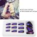 Full Cover False Nails Easy Trim File Artificial Fake Nails Convenient 12 Different Sizes Bright Color Fashionable for Home Use for Nail Salons(LG05) - Buy Online on GoSupps.com