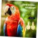Buy PopetPop Parrot Flight Suit - Adjustable Cotton Diaper Clothing for Birds | Yellow 2-Pack - Buy Online on GoSupps.com