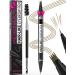 iMethod Eyebrow Pen - Eyebrow Pencil Magical 2-in-1 Eye Brow Pencils for Women with 4-Fork-Tip & Precise Brush-Tip Create Natural Hair-Like Brows Last All-Day Microblading Eyebrow Pen Light Brown MY 01 Light Brown