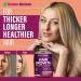 Women's Hair Growth Vitamins with Biotin 10,000mcg, Collagen, OptiMSM, goMCT & Saw Palmetto | Regrow Stronger Hair, Skin & Nails | Prevents Hair Loss | 60 Day Supply - Buy Online on GoSupps.com