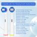 Schallcare Replacement Brush Heads for Braun Oral b - Compatible with Cross Action Pro1000/9600/5000/3000/1500/Genius and Smart Electric Toothbrush (4pcs) - Buy Online on GoSupps.com