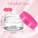 Patelai 4 Pieces Round Clear Wide-mouth Leak Proof Plastic Container Jars with Lids for Travel Storage Makeup Beauty Products Face Creams Oils Salves Ointments DIY Making or Others (Pink 1 Ounce) - Buy Online on GoSupps.com