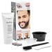 Godefroy Barbers Choice 3 Application Beard and Mustache Dye For Men  6 weeks of Cover For Gray Facial Hair  Natural Black