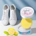 Shoes Multifunctional Cleaning Cream All Purpose Cleaner Cream Multifunctional Stain Removal Cream with Sponge Sneaker White Shoe Cleaner Multipurpose Cleaning Cream for Shoe Cleaning (Pink)