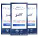 Secret Clinical Strength Antiperspirant and Deodorant for Women Light & Fresh Soft Solid 1.6 oz (Pack of 3) 1.6 Ounce (Pack of 3) Light & Fresh