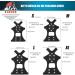 10 Teeth Crampons for Shoes | Anti-Slide Ice Claws for Hiking Snow & Ice | Stainless Steel Shoe Spikes (EU 40-44) - Buy Online on GoSupps.com