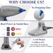 BLEDs Full-Size Hot Glue Gun 80 & 120W | Dual High Temp Anti-Dripping Large Glue Gun with Stand-Up Design | Includes 12 Glue Sticks for Craft, Art, DIY Projects - Buy Online on GoSupps.com
