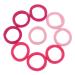 100 Pack Pink Nylon Hair Bands for Baby Girls - Small Hair Ropes in Pretty Pink Shade - Buy Online on GoSupps.com