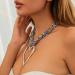 Shop Oralgo's Fashionable Multi-Layered Pearl Chok & Large Metal Heart Necklace - Statement Jewelry in Gold & Alloy - Buy Online on GoSupps.com