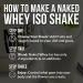 NAKED Whey Isolate Protein - Only 2 Ingredients 30g Grass-Fed Protein Zero Carb Unflavored Undenatured Non-GMO No Soy Gluten-Free No Preservatives - 28 Servings - Buy Online on GoSupps.com
