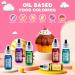 Fat-Soluble Food Coloring for Chocolate - 10 Pack Oil-Based Liquid Colors for Baking Fondant Cakes & Cookies | 6ml Each - Buy Online on GoSupps.com