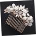 Didiseaon Pearl Hair Comb Crystal Headpiece Hair Accessories Rhinestone Barrettes Crystal Hair Comb Rhinestone Headpiece Bridal Hair Comb Pearl Comb Vintage Hair Comb Props Fashion Bride - Buy Online on GoSupps.com